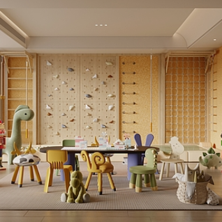 Modern Children's Entertainment Room